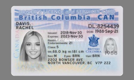 British Columbia Fake Id
