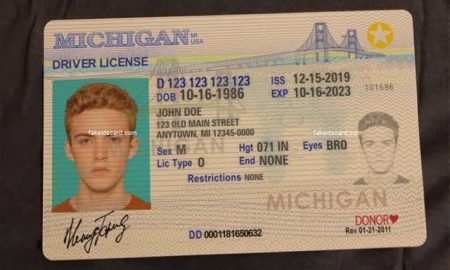 Michigan Fake Id Card
