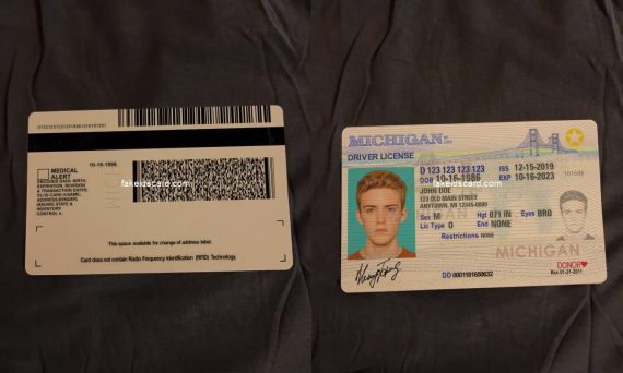 Michigan Fake Id Card