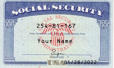 Fake Social Security Card