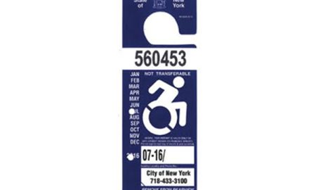 New York Handicap Parking Permit