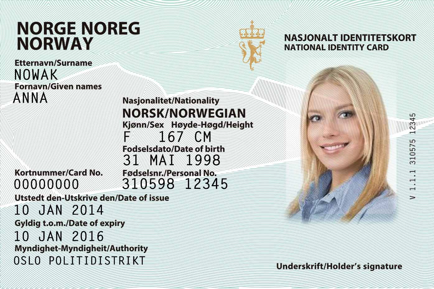 Norway Fake Id Card