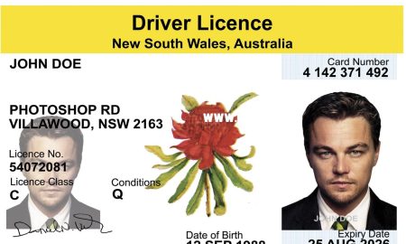 Australia Nsw Fake Driver License