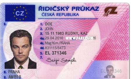 Czech Fake Driver License