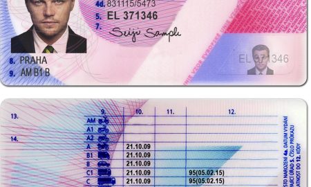 Czech Fake Driver License