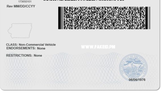 Iowa Fake Driver License