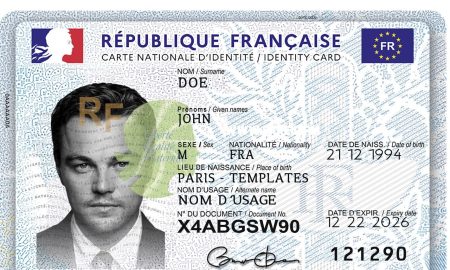 France Fake Id Card Scannable V2