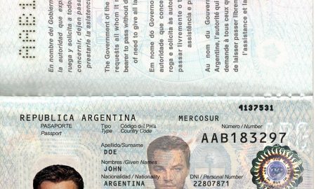 Argentina Fake Passport