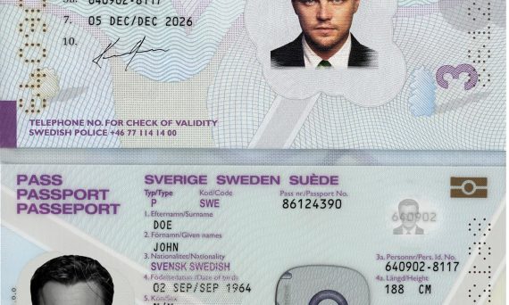 Sweden Fake Passport V1