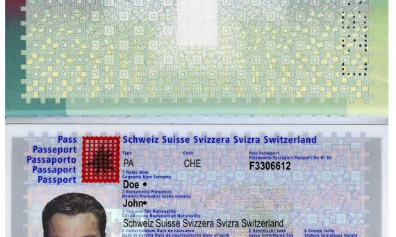 Switzerland Fake Passport