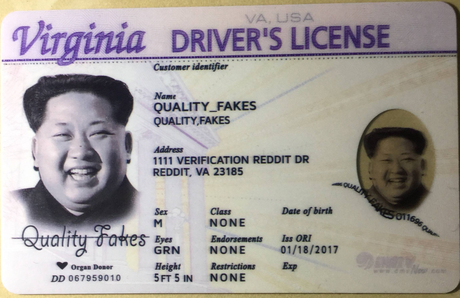 How Much Is A Virginia Fake Id